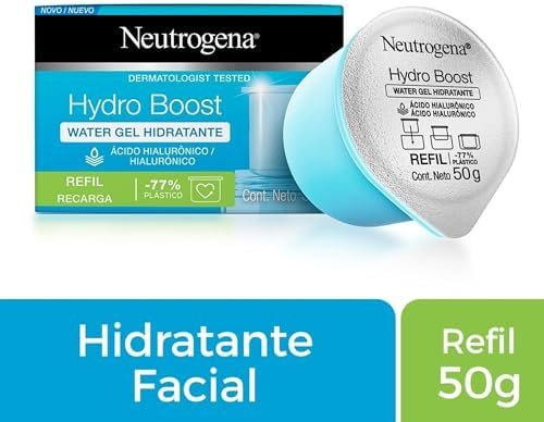 Neutrogena Hidratante Facial Hydro Boost Water Gel Refil, 50g | .br 2 Neutrogena Hidratante Facial Hydro Boost Water Gel Refil, 50g | .br - Imagem 2