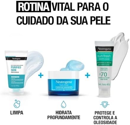 Neutrogena Sun Fresh Protetor Solar Facial Derm Care, Pele Oleosa, Sem Cor, FPS 70, 40g | .br 9 Neutrogena Sun Fresh Protetor Solar Facial Derm Care, Pele Oleosa, Sem Cor, FPS 70, 40g | .br - Imagem 9