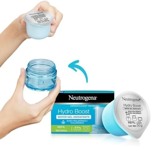 Neutrogena Hidratante Facial Hydro Boost Water Gel Refil, 50g | .br 6 Neutrogena Hidratante Facial Hydro Boost Water Gel Refil, 50g | .br - Imagem 6