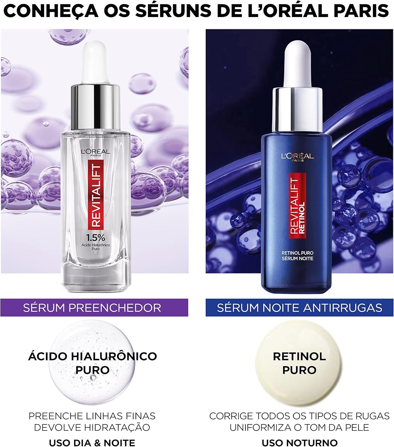 L'Oréal Paris Revitalift Sérum Facial Noturno com Retinol Puro 8 L'Oréal Paris Revitalift Sérum Facial Noturno com Retinol Puro - Imagem 8