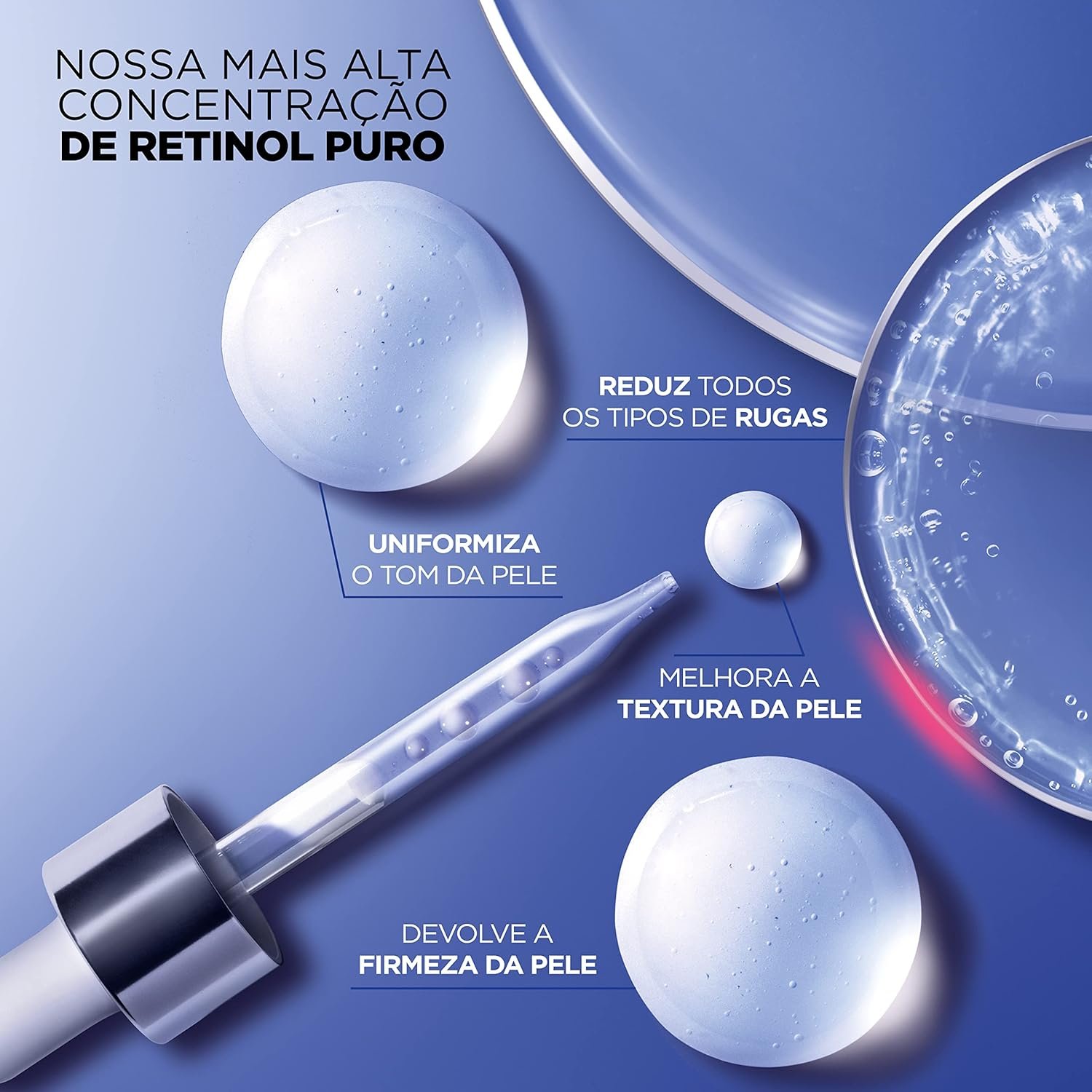 L'Oréal Paris Revitalift Sérum Facial Noturno com Retinol Puro 4 L'Oréal Paris Revitalift Sérum Facial Noturno com Retinol Puro - Imagem 4