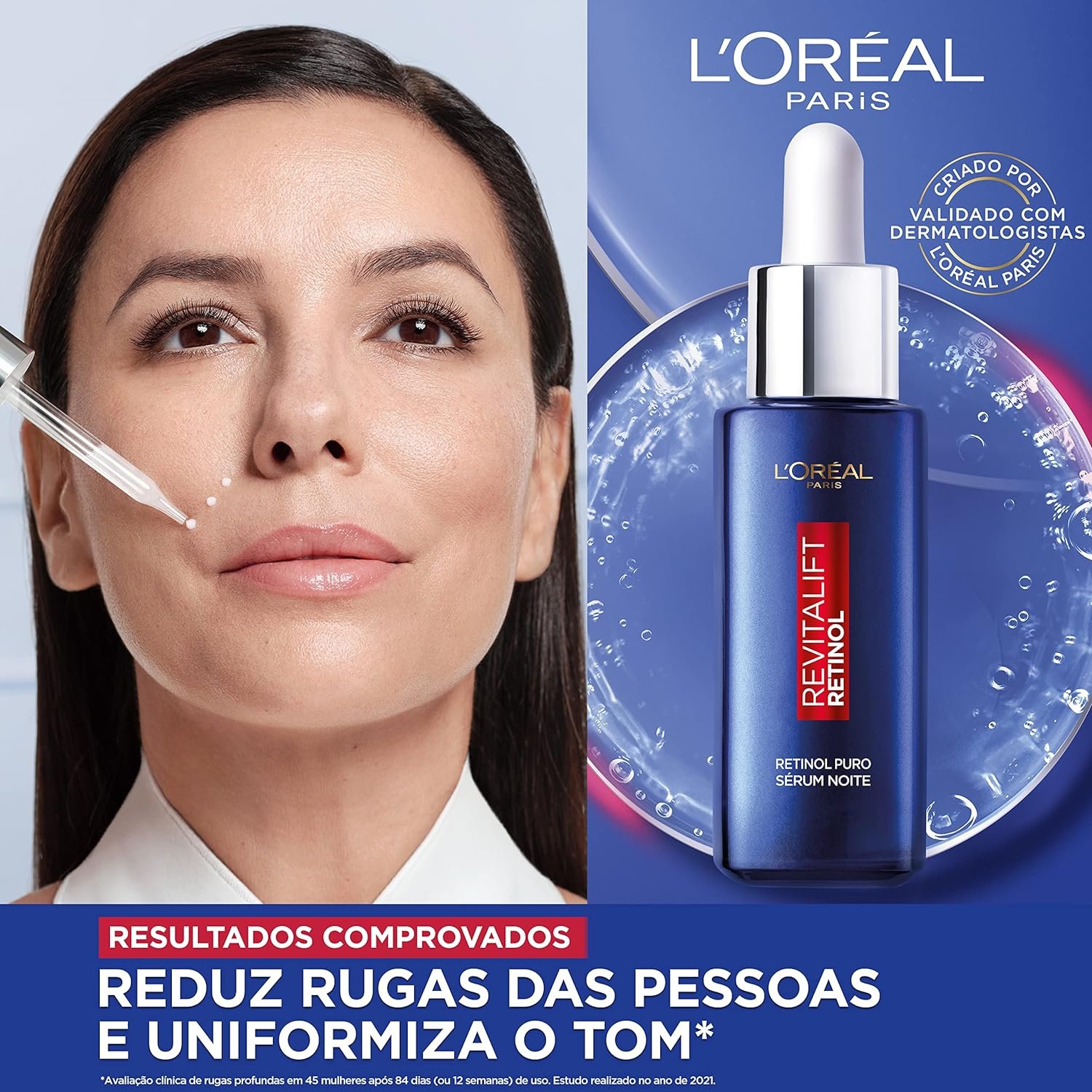 L'Oréal Paris Revitalift Sérum Facial Noturno com Retinol Puro 2 L'Oréal Paris Revitalift Sérum Facial Noturno com Retinol Puro - Imagem 2