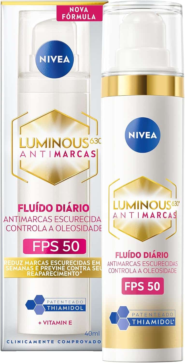 NIVEA Luminous 630 na lista de melhores seruns anti-idade de 2026