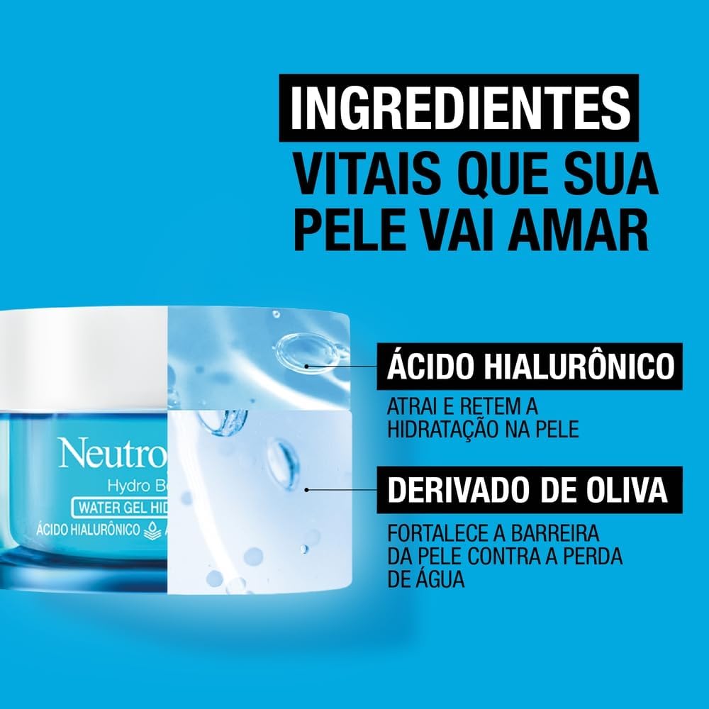 Ingredientes do hidratante facial Neutrogena