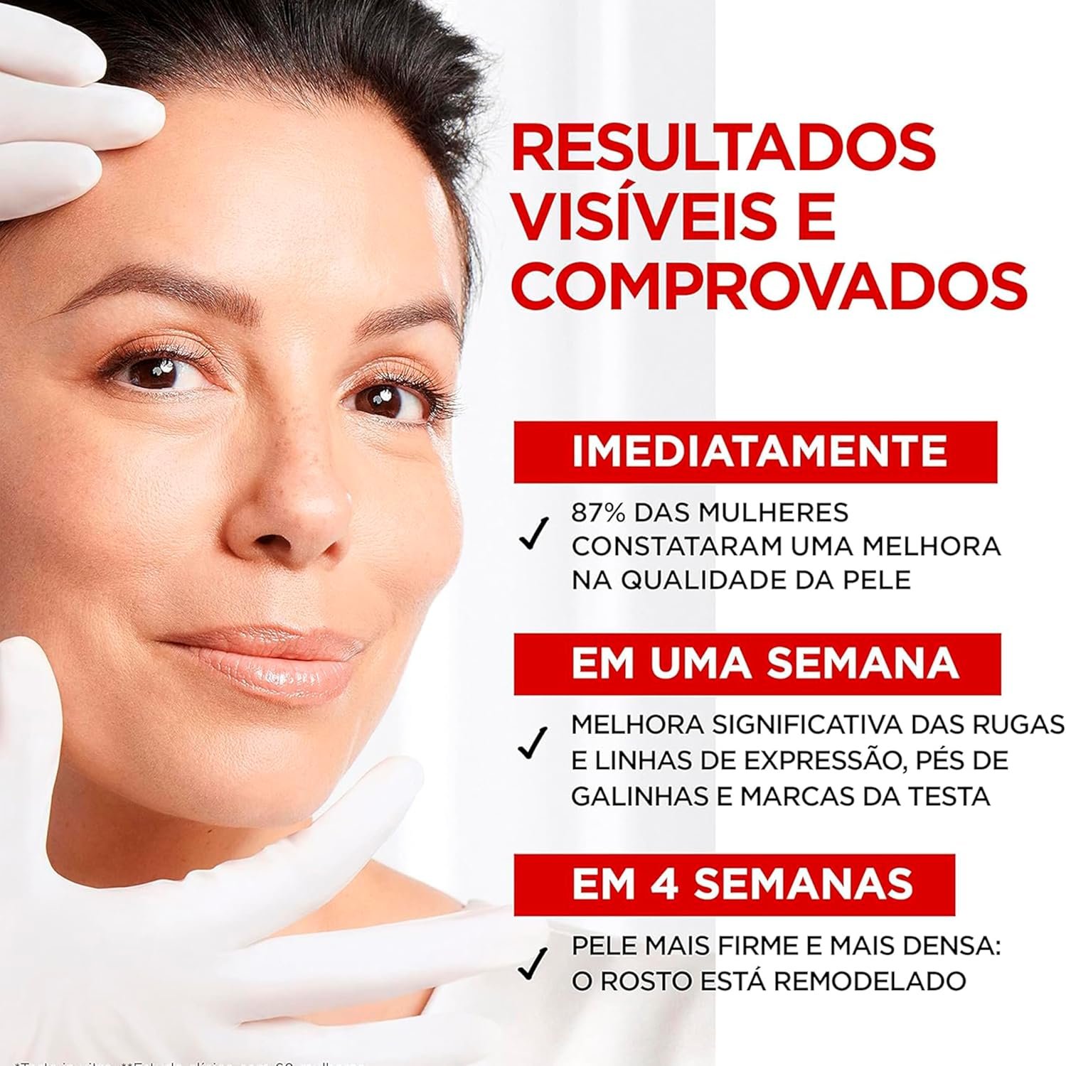 Resultados Creme Anti-Idade Revitalift L'Oréal é bom